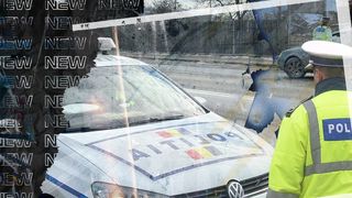 Urmărire ca în filme la Suceava: un tânăr a refuzat să oprească la semnalul polițiștilor, a abandonat mașina și a fugit în pădure