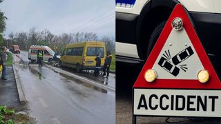 Accident rutier cumplit. A fost necesară intervenția elicopterului SMURD