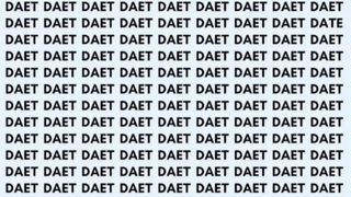 Iluzia optică pe care doar 2% dintre oameni o rezolvă. Poți găsi cuvântul DATE în maxim 18 secunde?