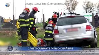 Două persoane au murit în urma unui accident produs între localitățile Dumbrăvița și Giarmata
