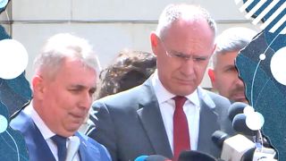 Ministrul austriac de interne Gerhard Karner, față-n față cu Lucian Bode. Vizita a avut ca scop „dezghețarea relațiilor bilaterale, care s-au răcit la sfârșitul anului trecut”