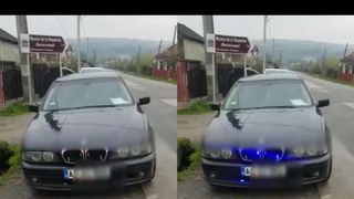 Un bărbat și-a montat pe mașină o sirenă asemănătoare mașinii de Poliție. Acesta a ajuns pe mâna autorităților