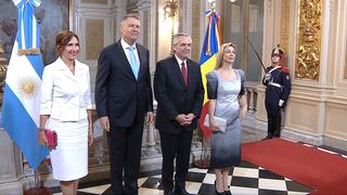 Carmen Iohannis, în Argentina