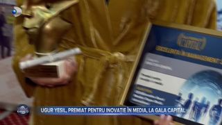 Ugur Yesil, premiat pentru inovație în media, la Gala Capital
