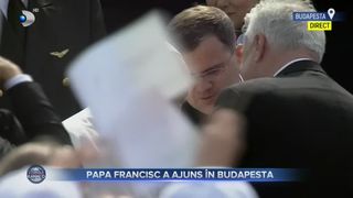 Papa Francisc a ajuns în Budapesta