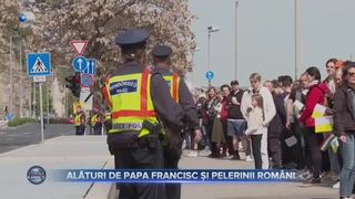 Alături de Papa Francisc și pelerinii români