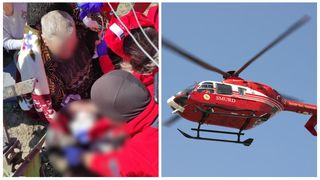 Un bărbat din Iași și-a retezat gamba, după ce a manevrat greșit motocoasa. Acesta a fost transportat de urgență la spital cu un elicopter SMURD