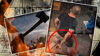 VIDEO - Șocant! Drogat și „curajos”, un individ a atacat cu toporul un bărbat în Bârlad