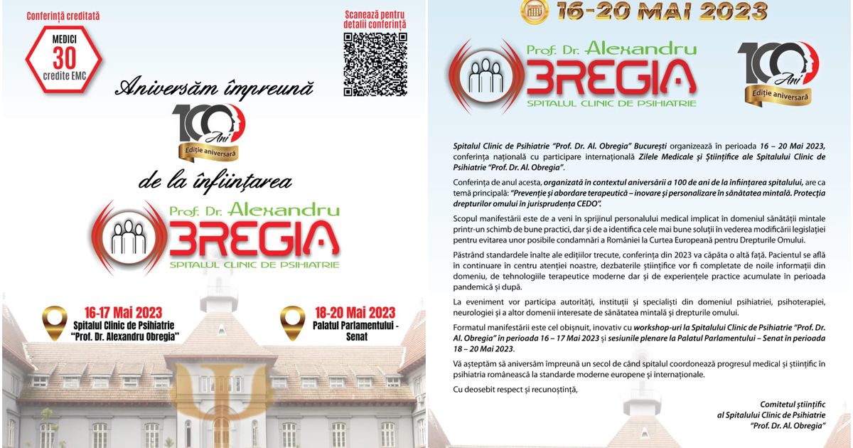 Conferință națională cu participare internațională în cinstea Zilelor ...