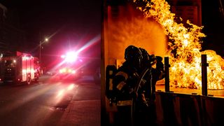 Incendiu puternic într-un bloc de locuințe. 12 oameni au fost evacuați