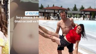 Veronica Stegaru este însărcinată din nou. Imagini cu burtica Vulpiței