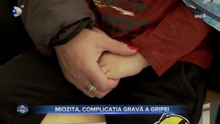 VIDEO- Miozita, o complicație gravă a gripei la copil