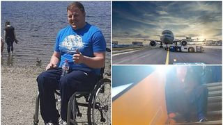 Un bărbat în scaun cu rotile a fost lăsat să se târască din avion: ”Oricine își dorește să fie tratat în mod egal”