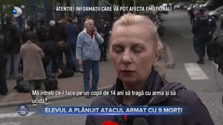 Elevul a plănuit atacul armat cu 9 morți
