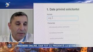 &Icirc;nscrieri online, dar tot cu prezență la școală
