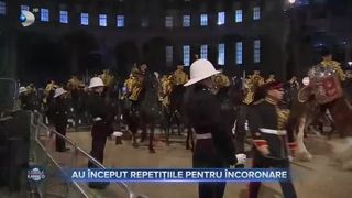 Au început repetițiile pentru încoronare