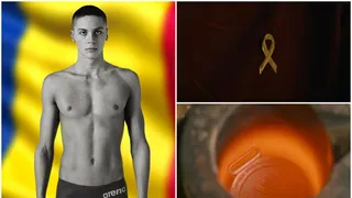 David Popovici a donat medalia de aur de la Mondiale pentru copiii români bolnavi de cancer