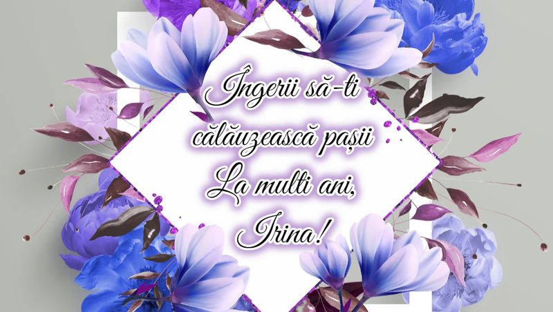 Urări de Sfânta Irina 2023. 