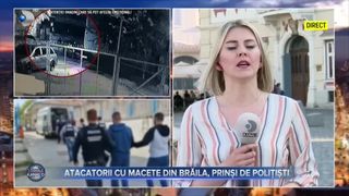 Atacatorii cu macete din Brăila, prinși de polițiști