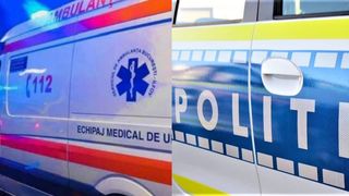 Accident rutier grav. Doi oameni au ajuns de urgență la spital