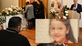 Zeci de oameni, împietriți de durere la înmormântarea fetiței de 5 ani, găsită într-un sac de gunoi în Franța