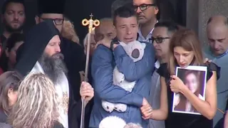 Episcopul Ilarion a rostit elogiul la înmormântare și a ținut un discurs în care a spus despre curajul fetei de 14 ani