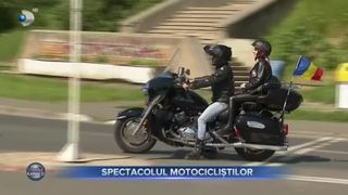 VIDEO- Paradă de motociclete pe străzile din Galați