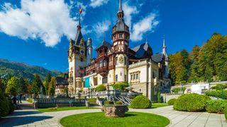 Harta turistică a Rom&acirc;niei.