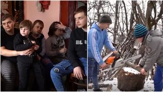 VIDEO - Asta-i România! Cinci frați trăiesc în vârf de munte, alături de părinți. Au încetat să mai spere la un trai mai bun