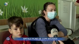 VIDEO- Cazurile de viroză și infecții respiratorii continuă să crească. Spitalele sunt pline de copii bolnavi
