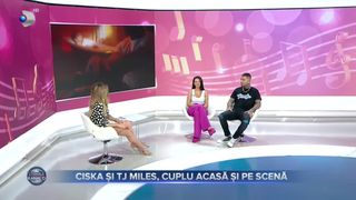 Ciska și TJ Miles, cuplu acasă și pe scenă