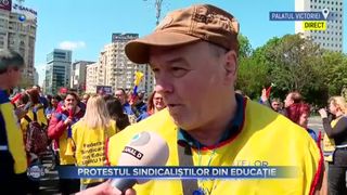 Protestul sindicaliștilor din Educație