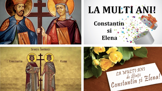 Sf. Constatin și Elena 2023. Ce nume se sărbătoresc pe 21 mai? Cui spunem &bdquo;La mulți ani!&rdquo;
