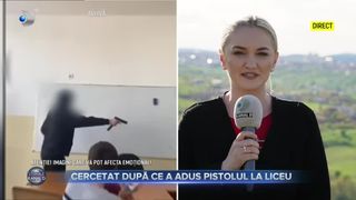 Cercetat după ce a adus pistolul la liceu