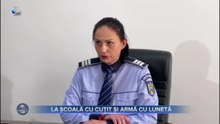 La școală cu cuțit și armă cu lunetă