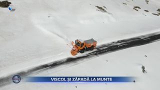Viscol și zăpadă la munte