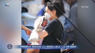 VIDEO - Primele imagini cu bebelușul lui Robert De Niro