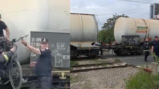 Trafic blocat &icirc;n nordul Capitalei, după ce un marfar s-a defectat pe șine, &icirc;n dreptul barierei Petricani