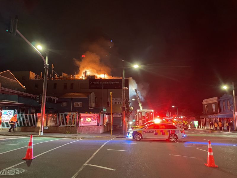 Incendiu devastator in Wellington, Noua Zeelandă
