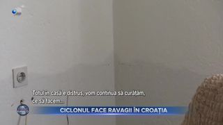 VIDEO - Vremea rea face prăpăd &icirc;n Croaţia. Inundațiile au distrus mai multe case și instituții publice