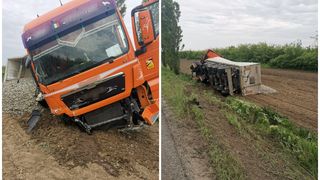 În urma impactului, cele două autovehicule au părăsit partea carosabilă și s-au răsturnat pe câmp, iar, din păcate, conducătorul tractorului a decedat.