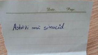 Biletul straniu găsit de o femeie din Satu Mare, într-un mijloc de transport. Mesajul halucinant, scris pe hârtie: „Astăzi mă sinucid”