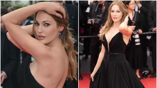 Sultana "Hurrem" din Suleyman Magnificul a făcut furori pe covorul roșu de la Cannes. Imagini provocatoare cu Meryem Uzerli - VIDEO