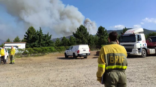 Incendiu puternic de pădure în Spania: peste 550 de persoane au fost evacuate
