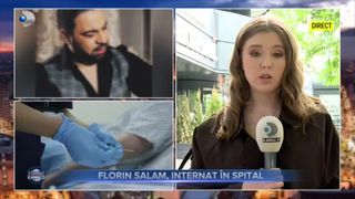 Florin Salam, internat la spital