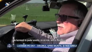 Lucări pe DN1- drumul spre munte, și mai greu