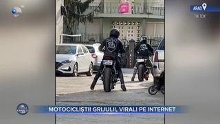 Motocicliștii grijulii, virali pe internet