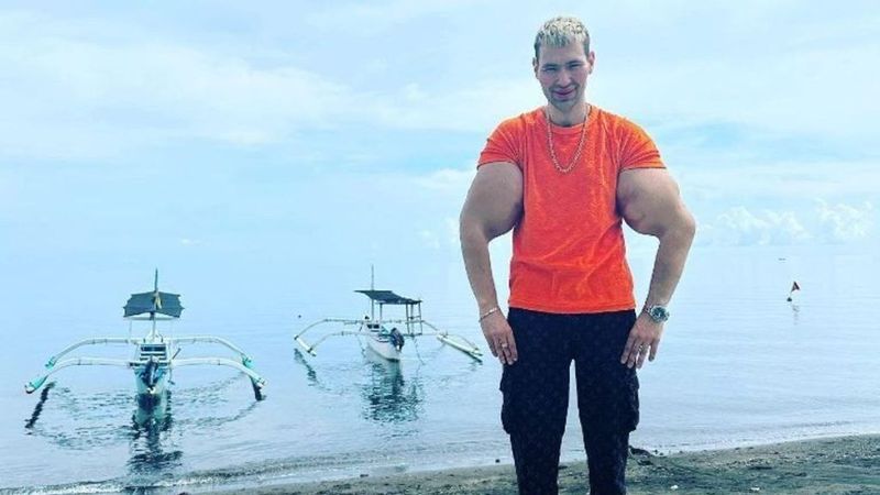 Popeye rus, Kirill Tereshin, în vârstă de 26 de ani, 