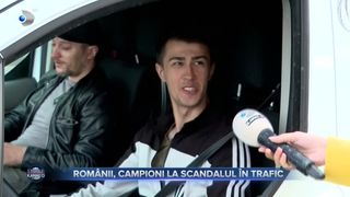 Românii, campioni la scandalul în trafic