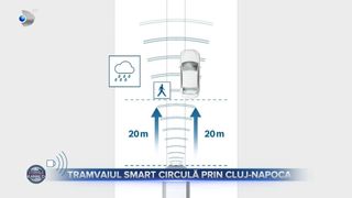 VIDEO - Primul tramvai smart-ready din România circulă pe străzile din Cluj-Napoca